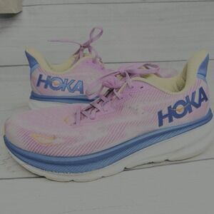 Hoka One One Women's Clifton‎ 9 Pink Athletic Shoes Sneakers Running Size 10.5D